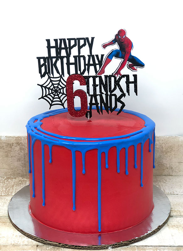 Spiderman topper and edible print