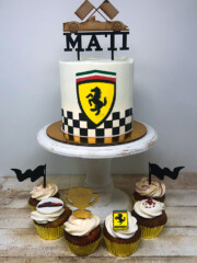Ferrari logo toppers and edible theme Ferrari logo toppers and edible theme
