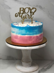 Gender Reveal topper Gender Reveal topper