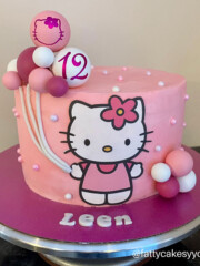 Hello Kitty on edible paper - Topperie