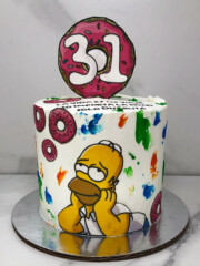 Homer Simpson topper and edible print Homer Simpson topper and edible print